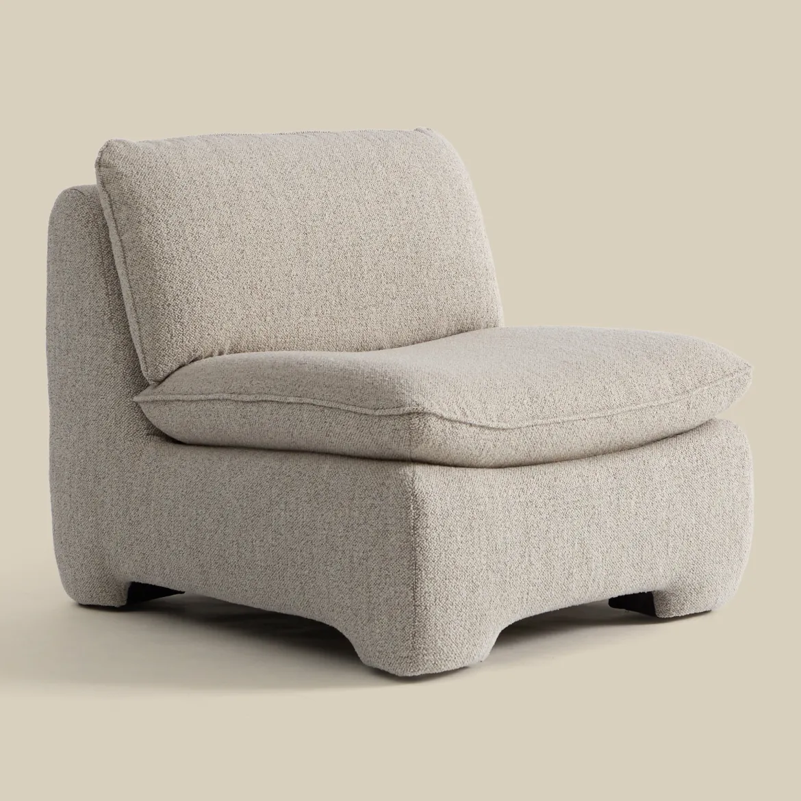 Retro fauteuil boucle stof - Bodio Oliver