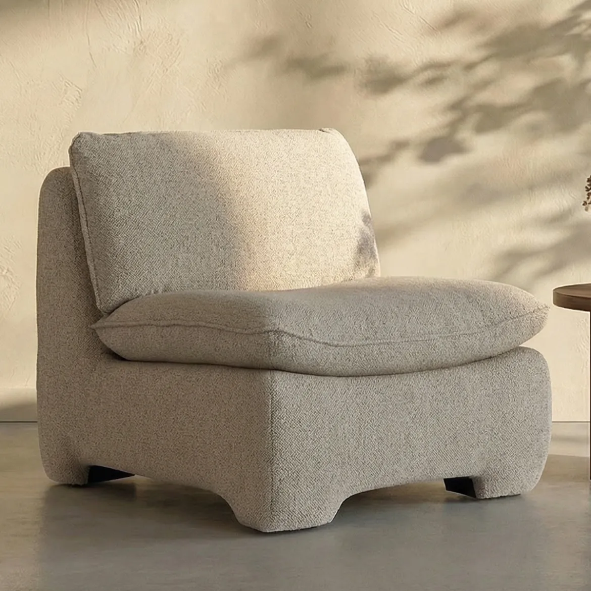 Retro fauteuil boucle stof - Bodio Oliver