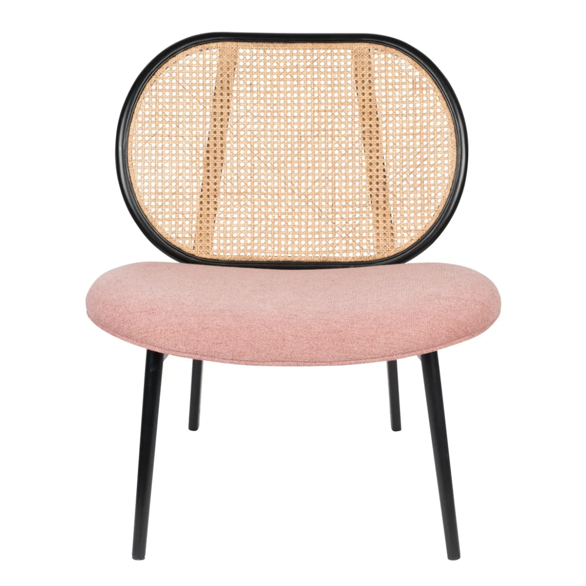 Retro fauteuil rotan webbing - Zuiver Spike Webbing