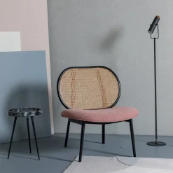 Retro fauteuil rotan webbing - Zuiver Spike Webbing