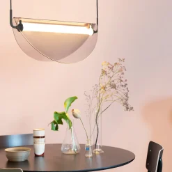 Retro hanglamp gebogen glas - Zuiver Rani