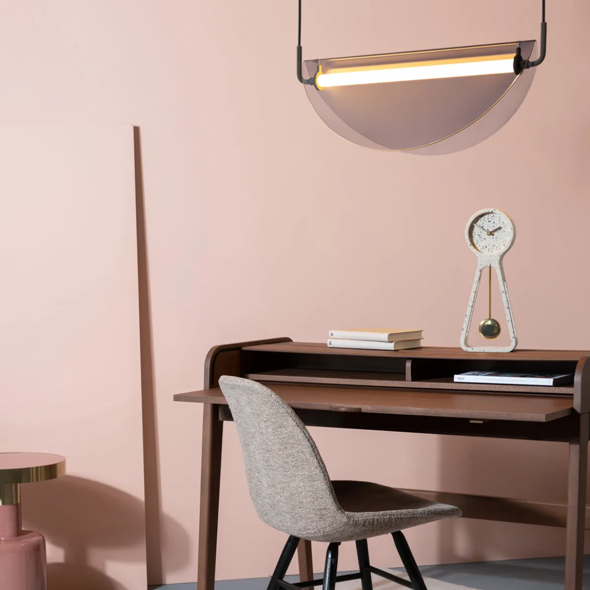 Retro hanglamp gebogen glas - Zuiver Rani