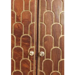 Retro kastje mangohout goud - Kare Design Muskat
