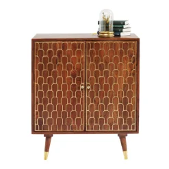 Retro kastje mangohout goud - Kare Design Muskat