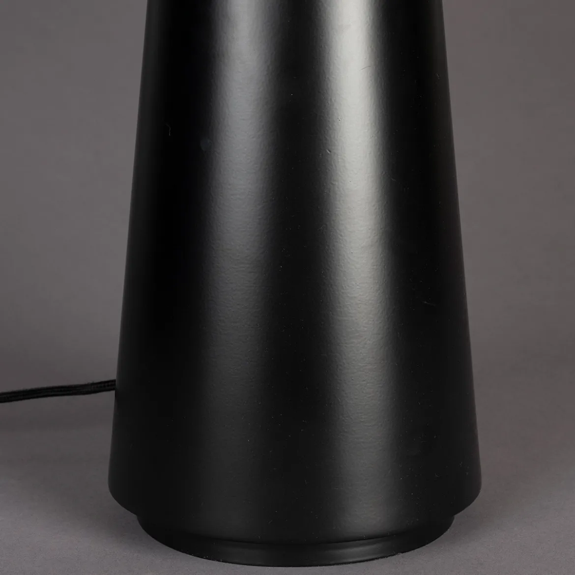 Retro tafellamp zwart wit - Dutchbone Elon