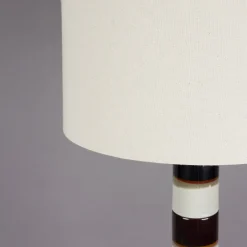 Retro vloerlamp met witte kap - Dutchbone Vertigo