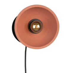 Retro wandlamp terracotta - Dutchbone Zahra