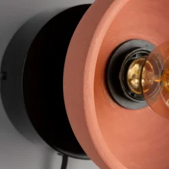 Retro wandlamp terracotta - Dutchbone Zahra