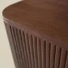 Ribbelhout salontafel rechthoekig - Bodio Mirah