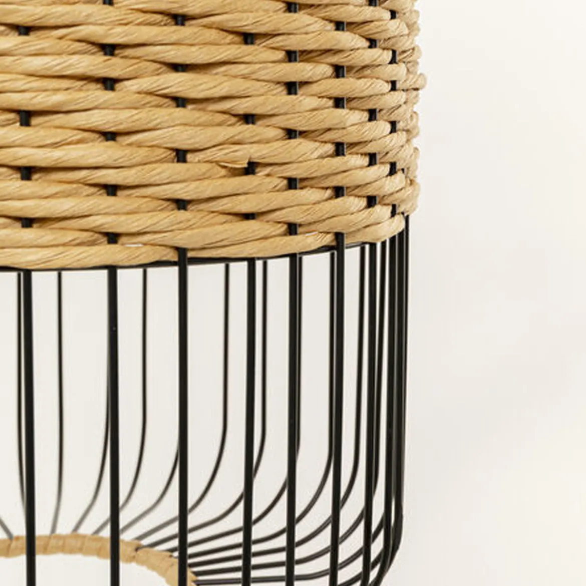 Rieten eettafel hanglamp - Kare Design Aloha
