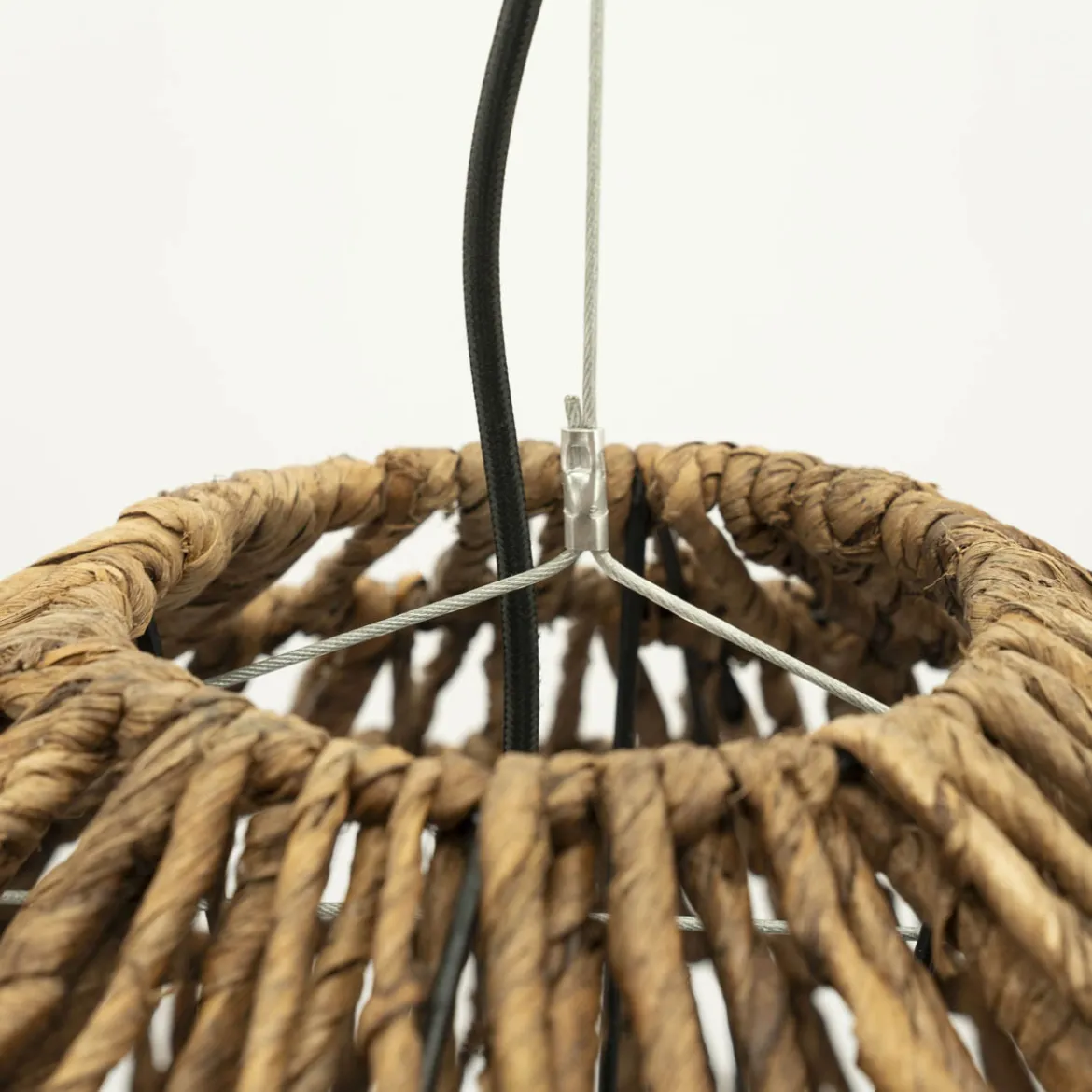 Rieten hanglamp abaca - By-Boo Benti