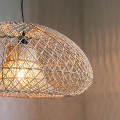 Rieten hanglamp naturel - Must Living Cala Salada