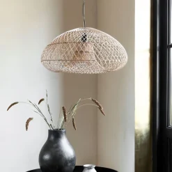 Rieten hanglamp naturel - Must Living Cala Salada