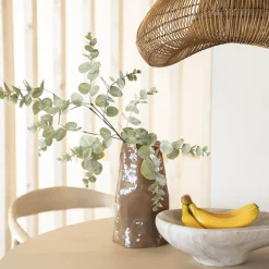 Rieten lamp organische vorm - By-Boo Lunar