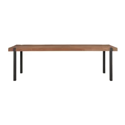 Robuuste eettafel teakhout - DTP Home Timeless Beam