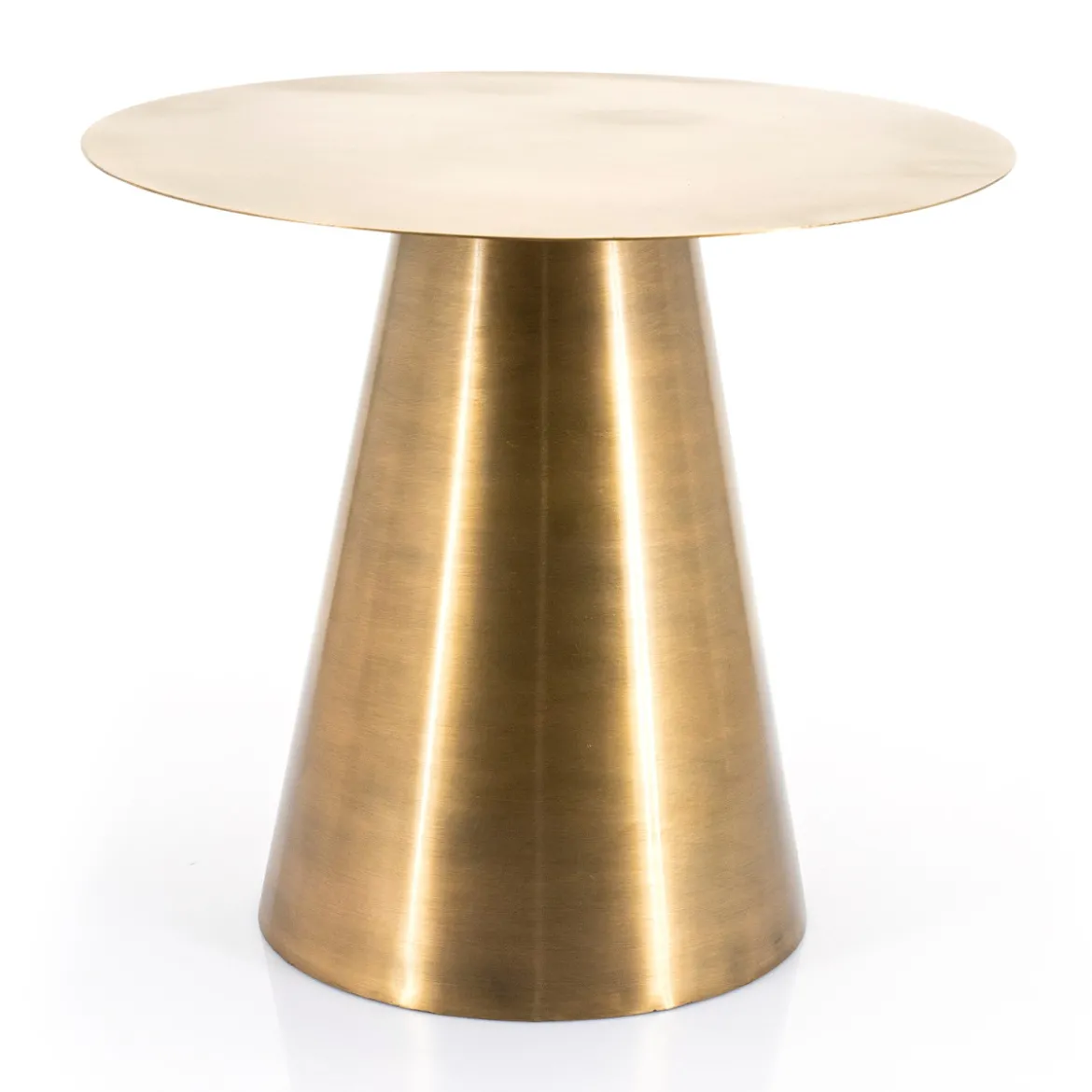 Ronde bijzettafel goud - By-Boo Mastic