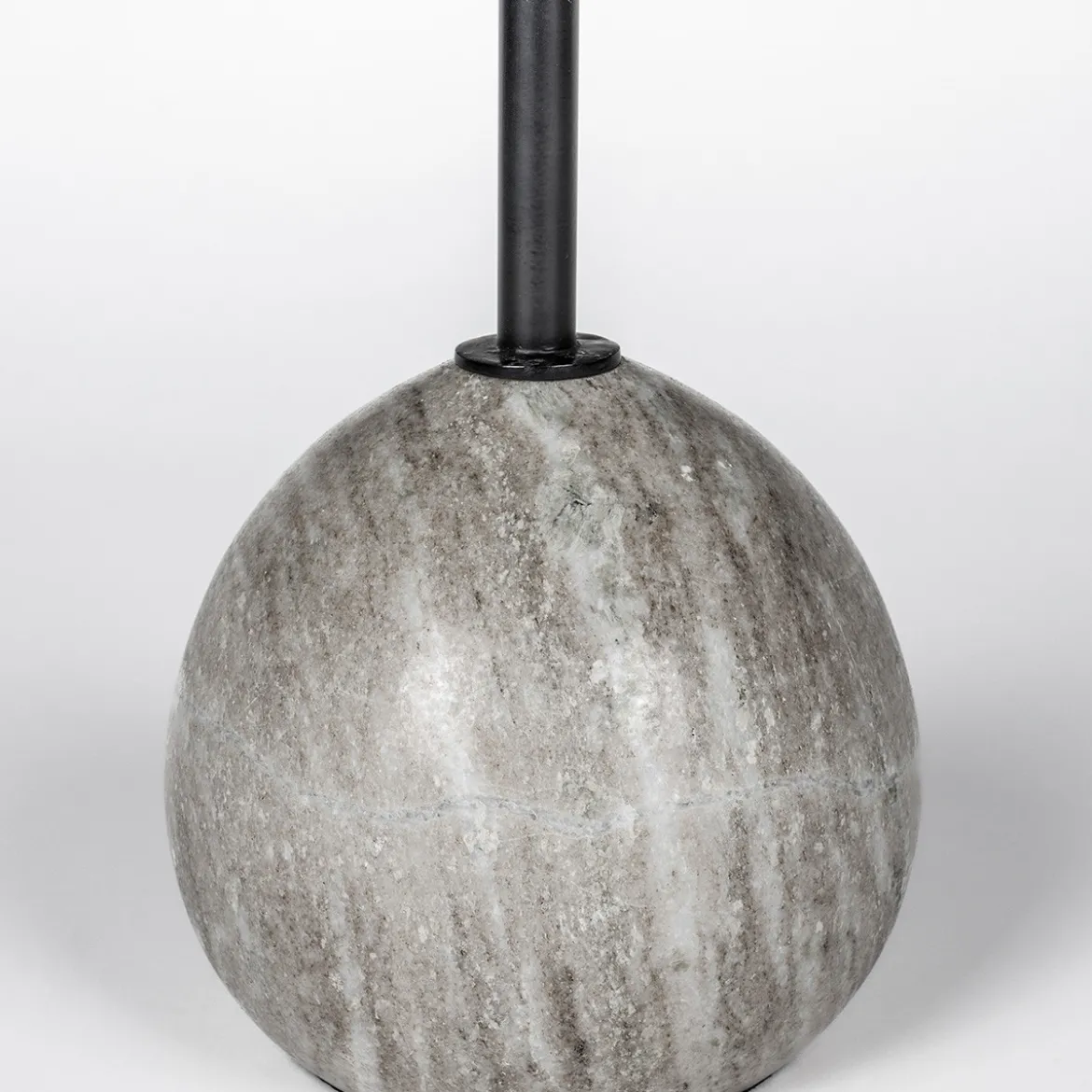 Ronde bijzettafel grijs marmer - Zuiver Cocktail