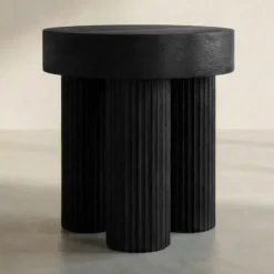 Ronde bijzettafel hout - Bodio Felix
