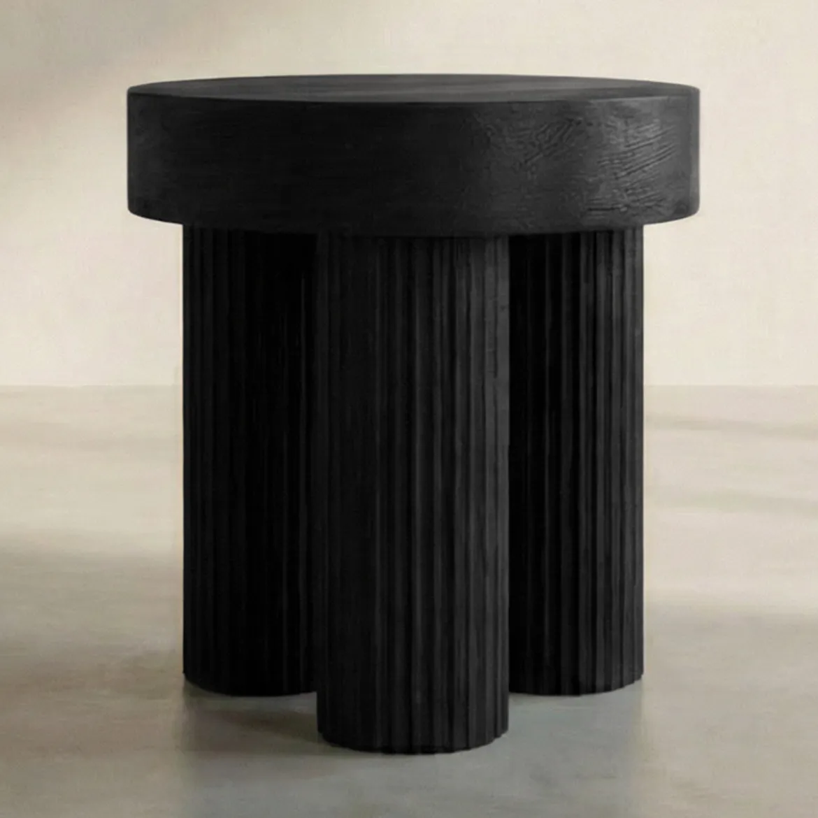 Ronde bijzettafel hout - Bodio Felix
