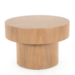 Ronde bijzettafel hout - Eleonora Bobbie