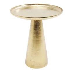 Ronde bijzettafel messing - Kare Design Plateau Uno