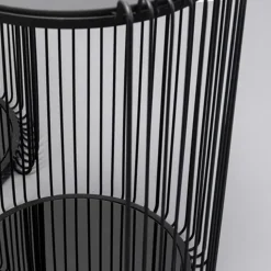 Ronde bijzettafel set met glas - Kare Design Wire Double