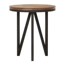 Ronde bijzettafel teakhout - DTP Home Odeon