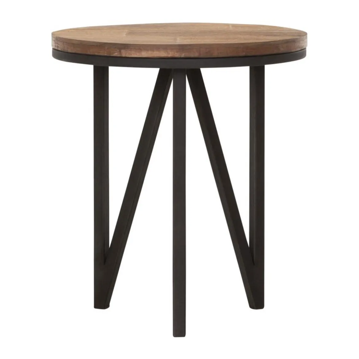 Ronde bijzettafel teakhout - DTP Home Odeon