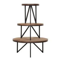 Ronde bijzettafel teakhout - DTP Home Odeon