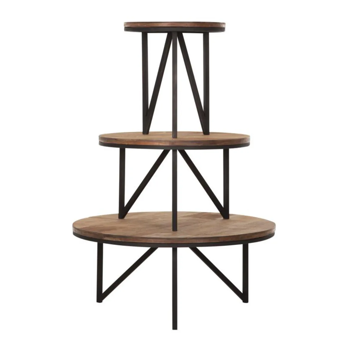 Ronde bijzettafel teakhout - DTP Home Odeon