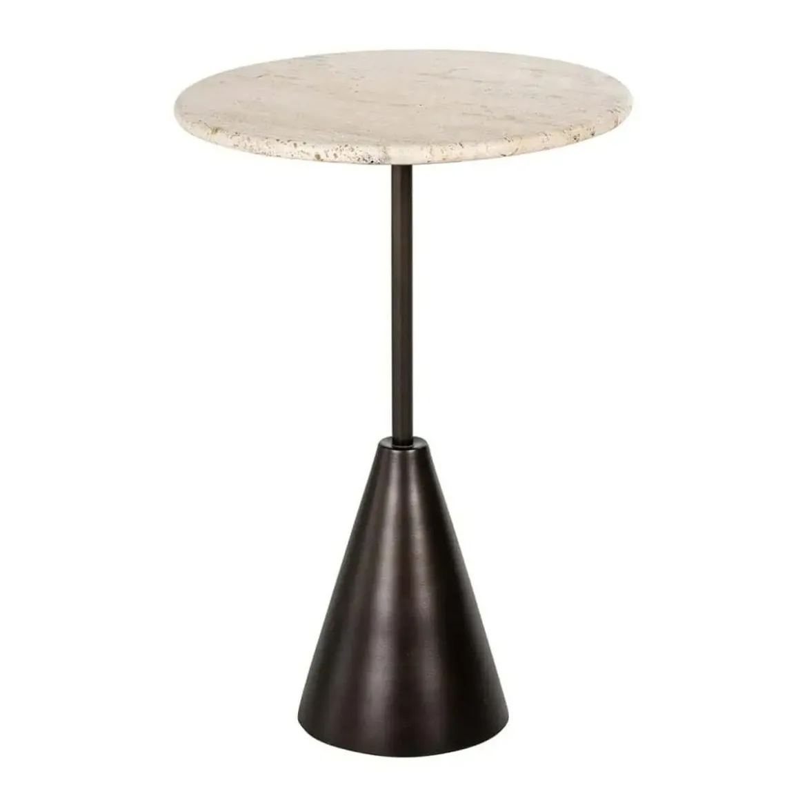 Ronde bijzettafel travertin - Richmond Interiors Avalon