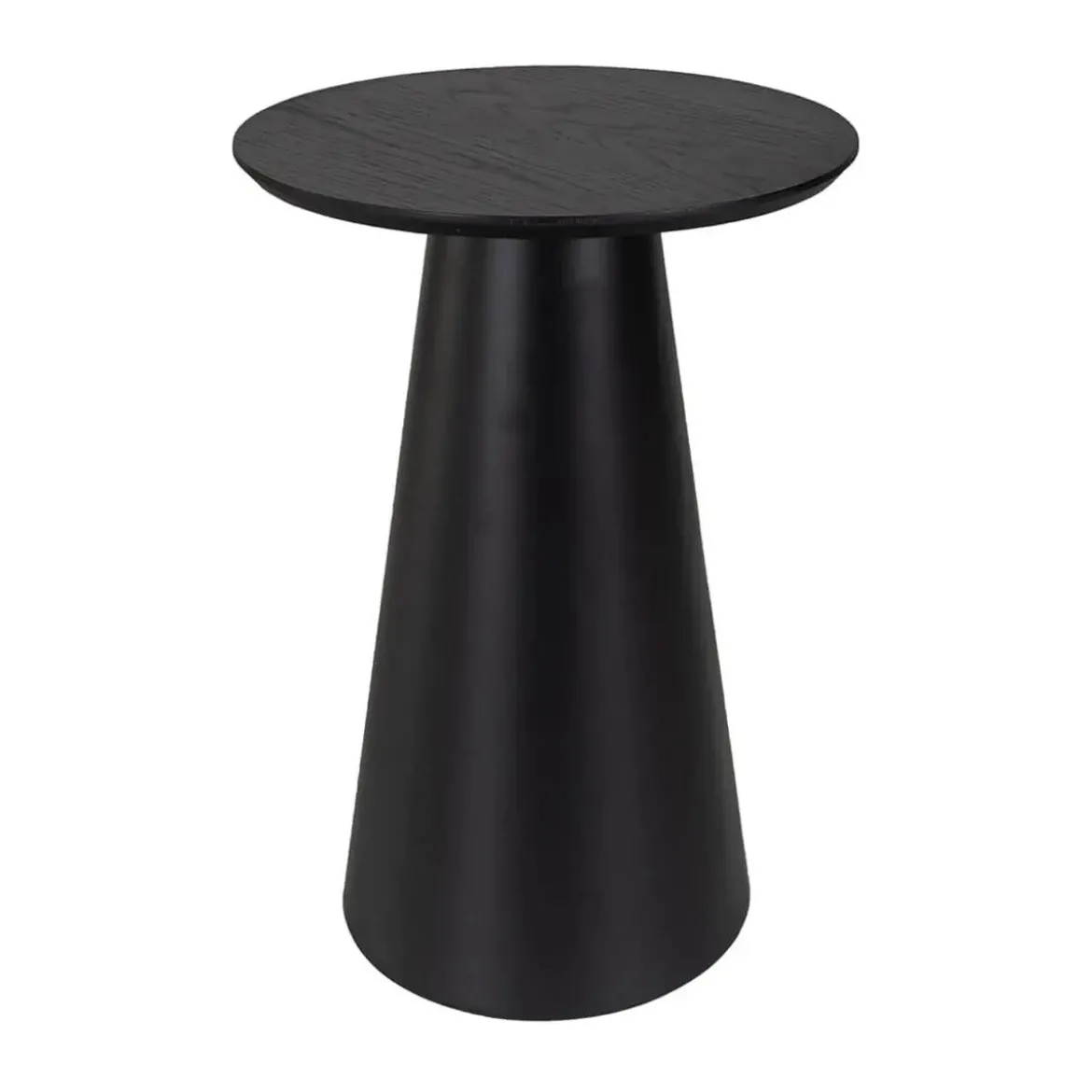 Ronde bijzettafel zwart eiken - Richmond Interiors Jazz