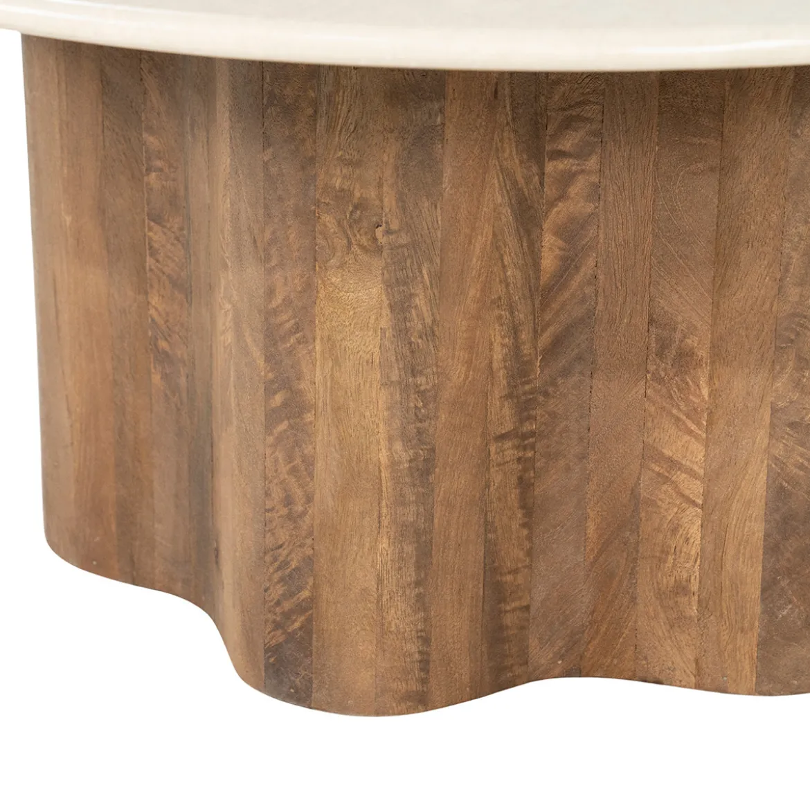 Ronde botticino salontafel - Eleonora Bodhi