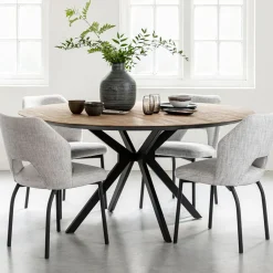 Ronde design eettafel teak - DTP Home Metropole