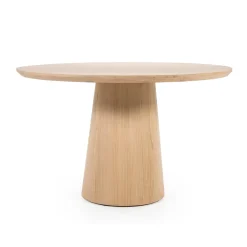 Ronde eettafel 130 cm eikenfineer - Eleonora Nola