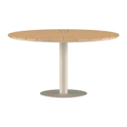Ronde eettafel 120 cm teak - Lavis Croft