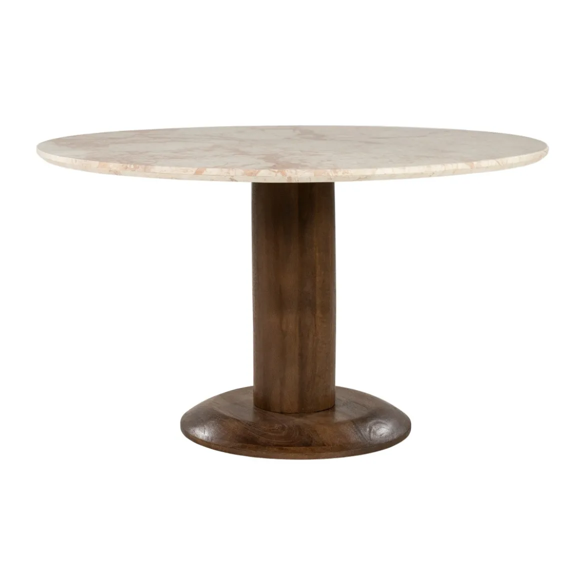 Ronde eettafel met marmer - Eleonora Ted