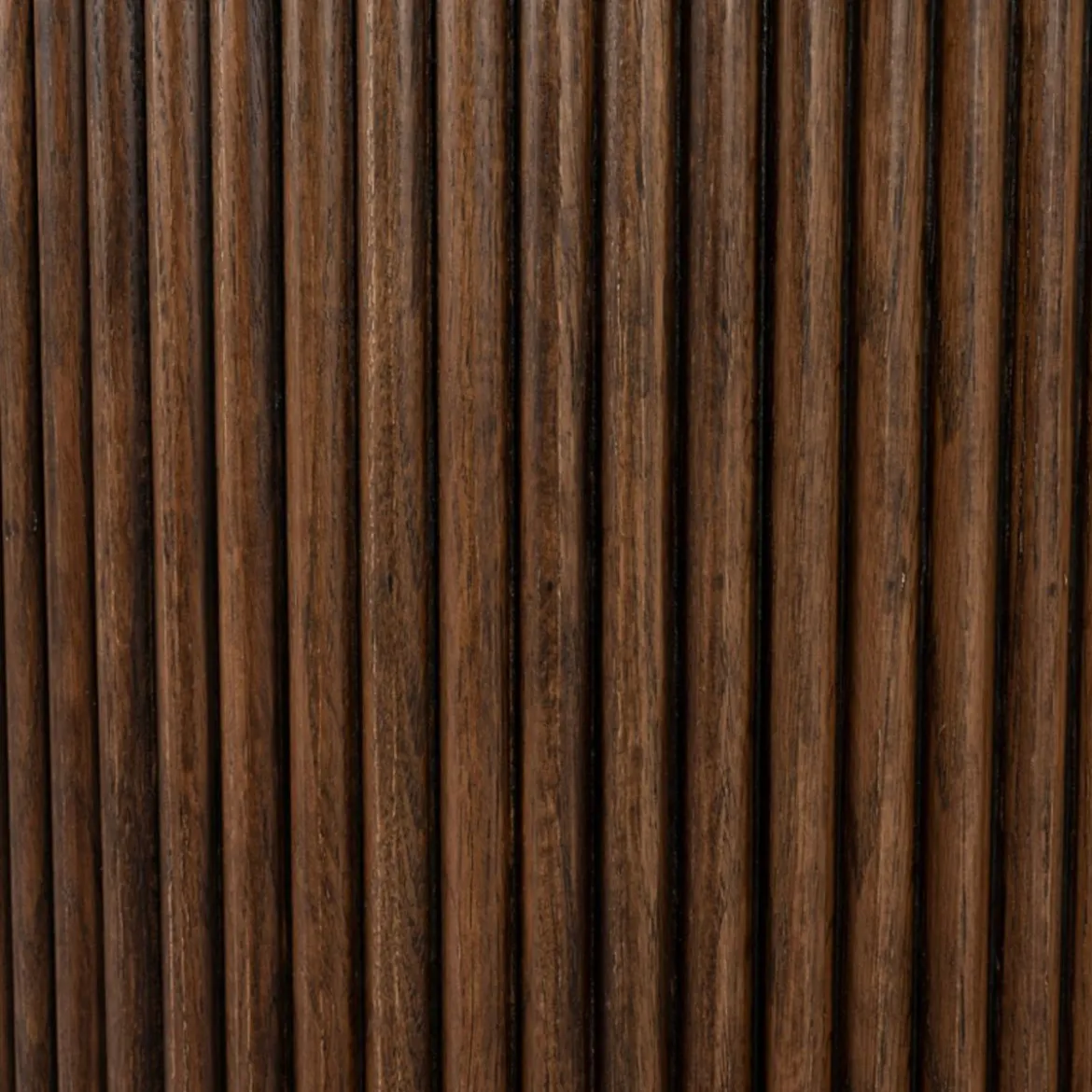 Ronde eettafel travertin walnoot - Dutchbone Arda