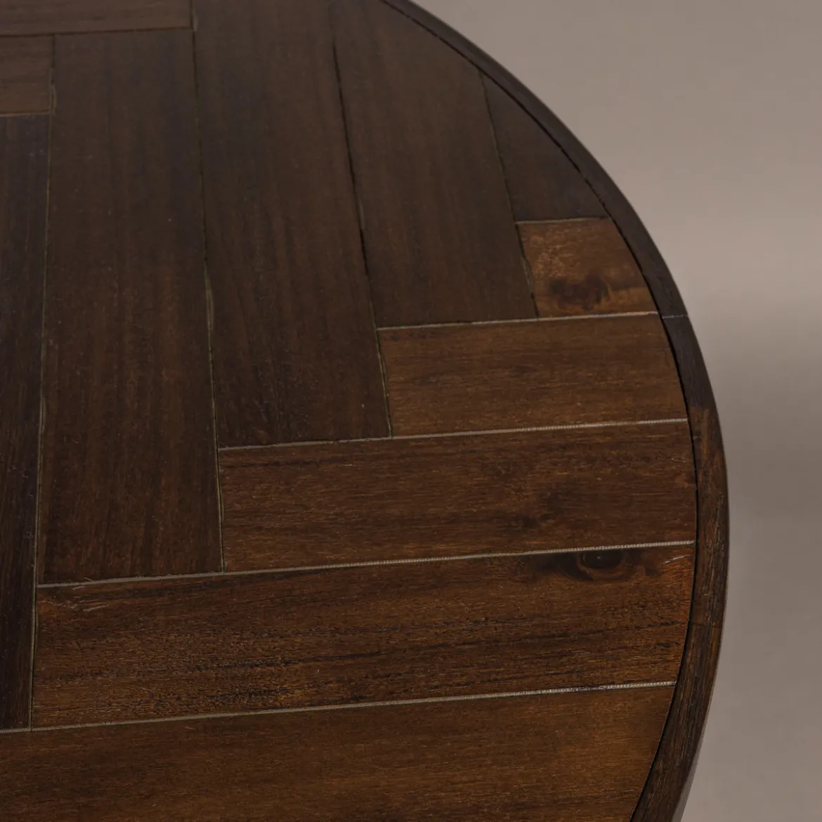 Ronde eettafel visgraat - Dutchbone Class