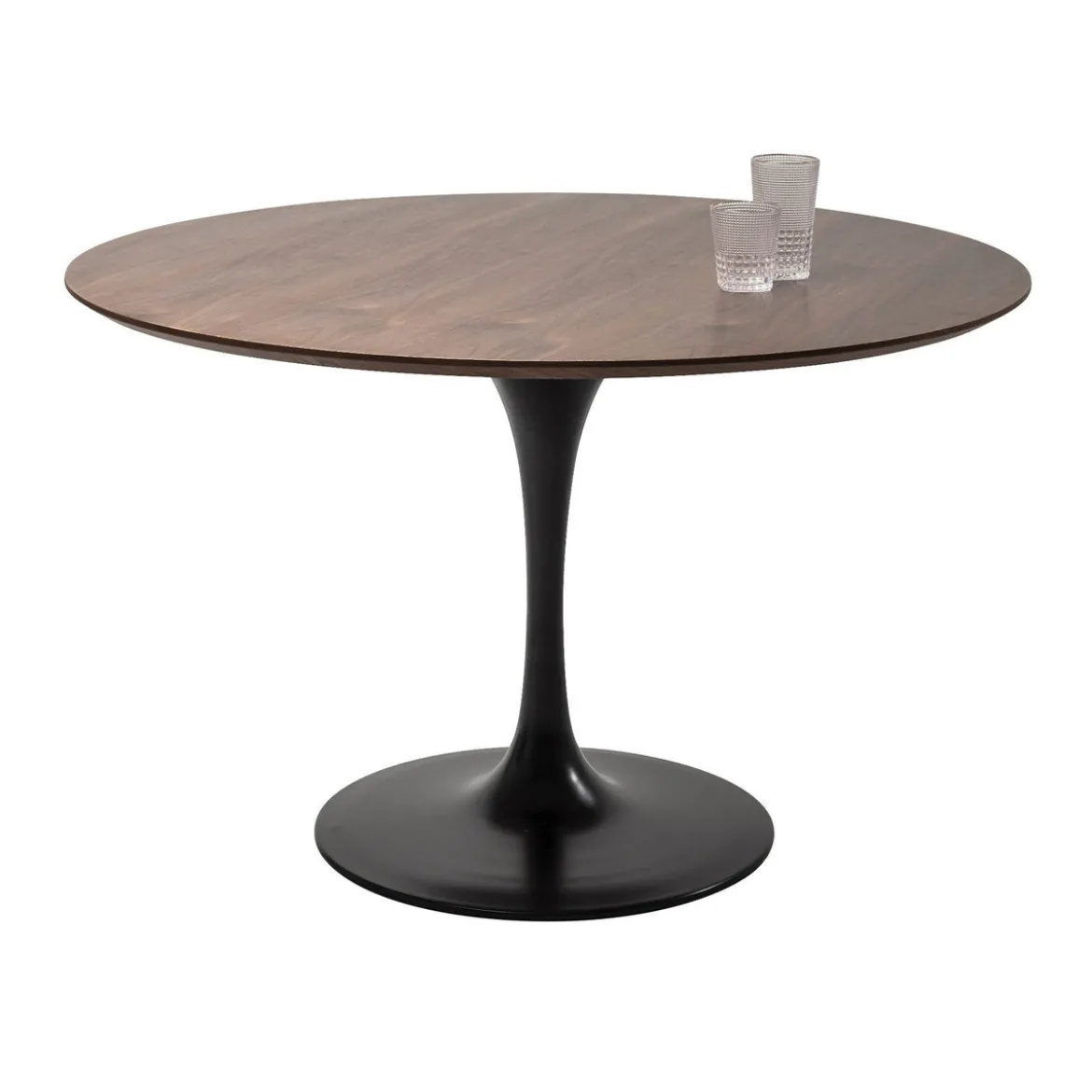 Ronde eettafel walnoot - Kare Design Invitation