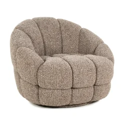 Ronde fauteuil boucle - Eleonora Tina