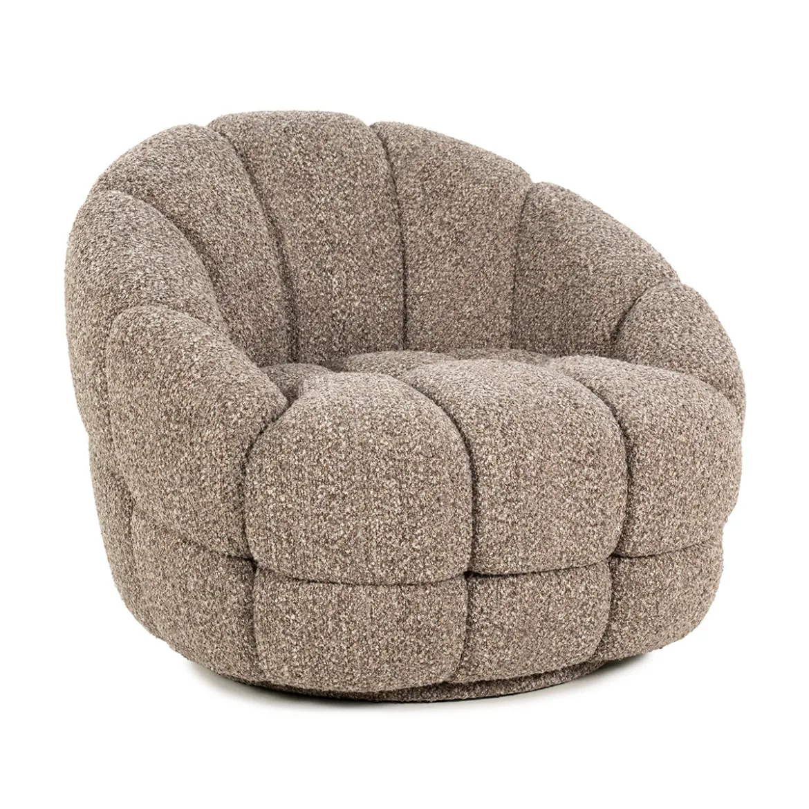 Ronde fauteuil boucle - Eleonora Tina