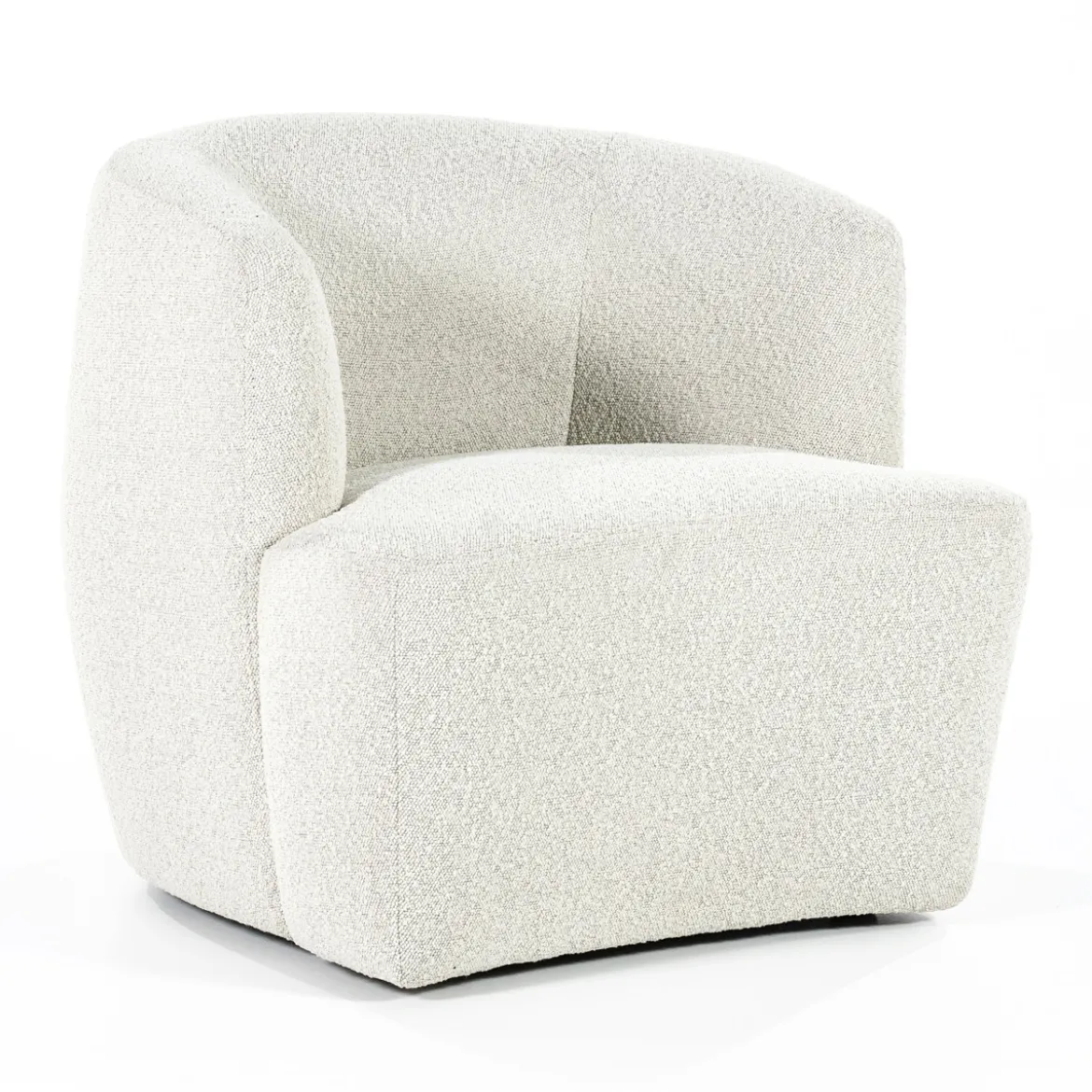 Ronde fauteuil boucle - Eleonora Charlotte
