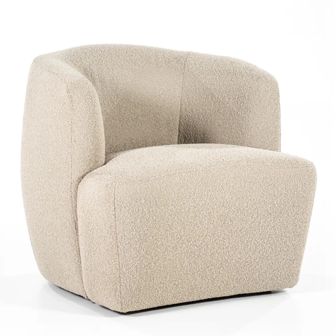 Ronde fauteuil boucle - Eleonora Charlotte