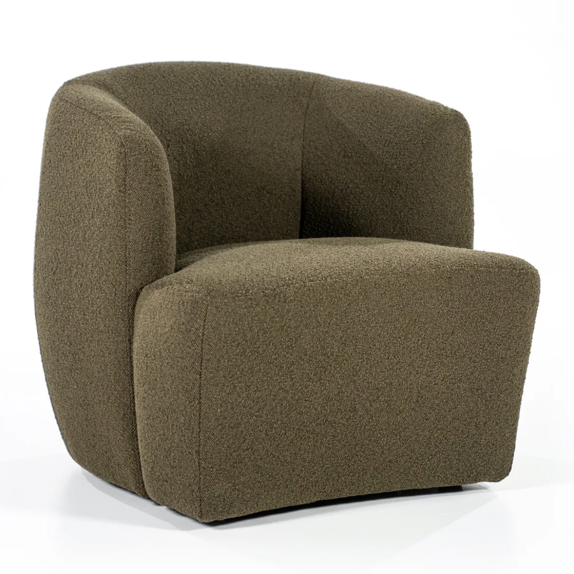 Ronde fauteuil boucle - Eleonora Charlotte