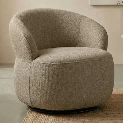 Ronde fauteuil draaibaar - Bodio Alwin