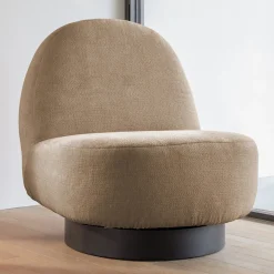 Ronde fauteuil draaibaar - Zuiver Eden