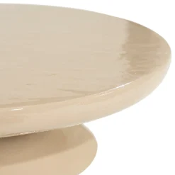 Ronde glanzende bijzettafel - By-Boo Circolo