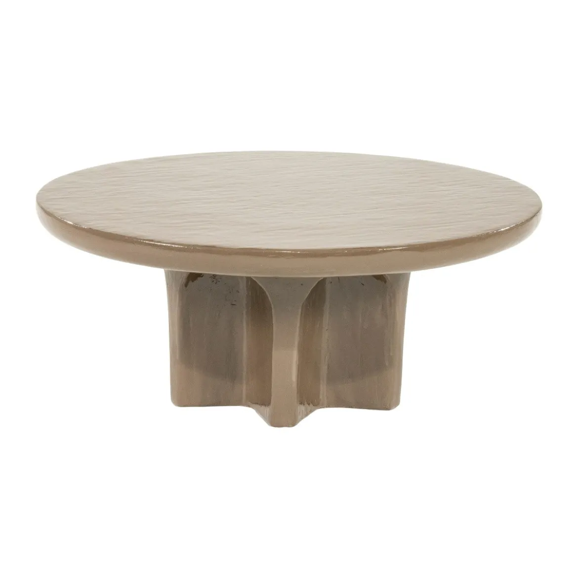 Ronde glanzende salontafel - By-Boo Circolo