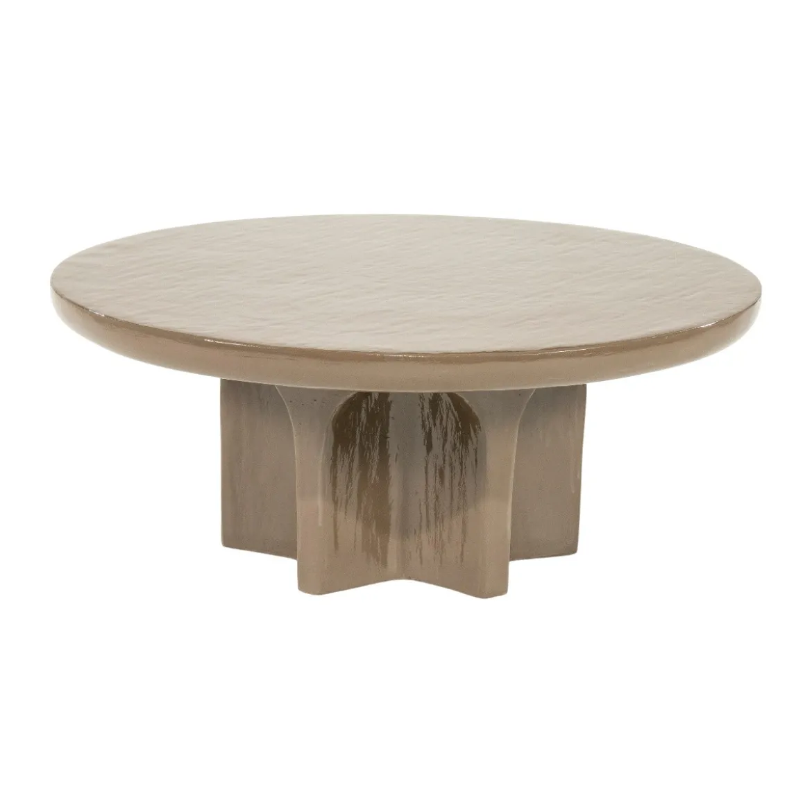 Ronde glanzende salontafel - By-Boo Circolo